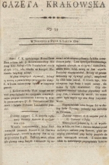 Gazeta Krakowska. 1809, nr 53