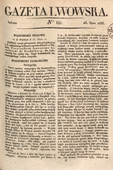 Gazeta Lwowska. 1836, nr 86