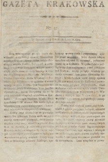 Gazeta Krakowska. 1809, nr 57