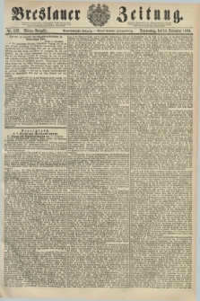 Breslauer Zeitung. Jg.61, Nr. 542 (18 November 1880) - Mittag-Ausgabe