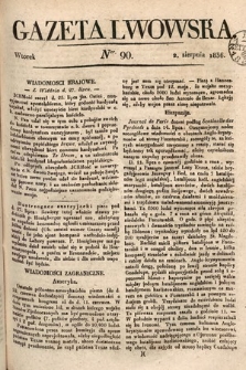Gazeta Lwowska. 1836, nr 90