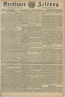 Breslauer Zeitung. Jg.61, Nr. 598 (21 December 1880) - Mittag-Ausgabe