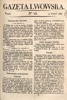 Gazeta Lwowska. 1836, nr 93