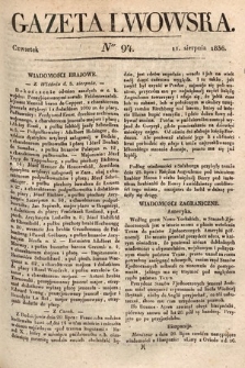 Gazeta Lwowska. 1836, nr 94