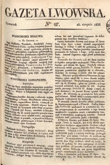 Gazeta Lwowska. 1836, nr 97