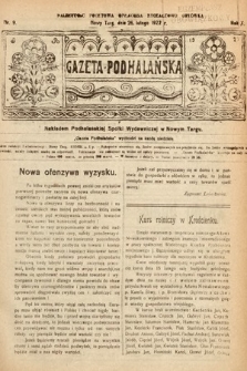 Gazeta Podhalańska. 1922, nr 9