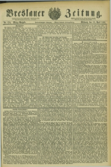 Breslauer Zeitung. Jg.62, Nr. 174 (13 April 1881) - Mittag-Ausgabe