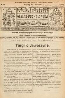 Gazeta Podhalańska. 1922, nr 10