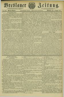 Breslauer Zeitung. Jg.62, Nr. 355 (3 August 1881) - Morgen-Ausgabe + dod.