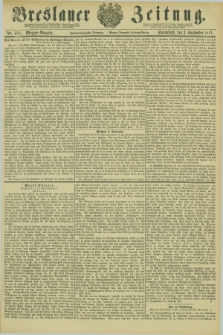 Breslauer Zeitung. Jg.62, Nr. 409 (3 September 1881) - Morgen-Ausgabe + dod.