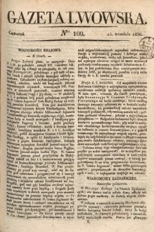 Gazeta Lwowska. 1836, nr 109