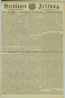 Breslauer Zeitung. Jg.62, Nr. 438 (20 September 1881) - Mittag-Ausgabe