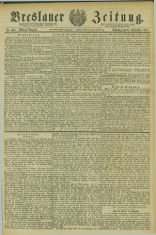 Breslauer Zeitung. Jg.62, Nr. 450 (27 September 1881) - Mittag-Ausgabe