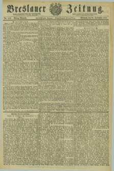 Breslauer Zeitung. Jg.62, Nr. 452 (28 September 1881) - Mittag-Ausgabe