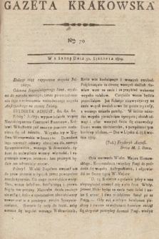 Gazeta Krakowska. 1809, nr 70