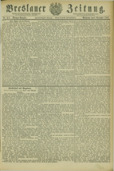 Breslauer Zeitung. Jg.62, Nr. 511 (2 November 1881) - Morgen-Ausgabe + dod.
