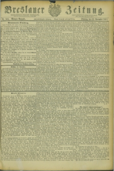 Breslauer Zeitung. Jg.62, Nr. 545 (22 November 1881) - Morgen-Ausgabe + dod.