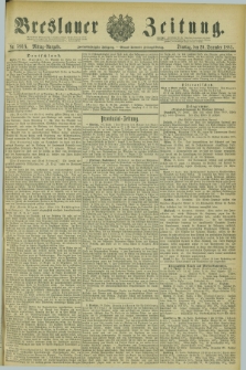 Breslauer Zeitung. Jg.62, Nr. 593 A (20 December 1881) - Mittag-Ausgabe