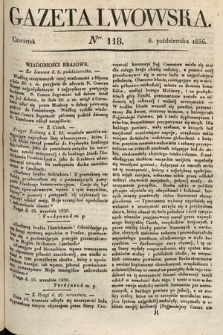 Gazeta Lwowska. 1836, nr 118