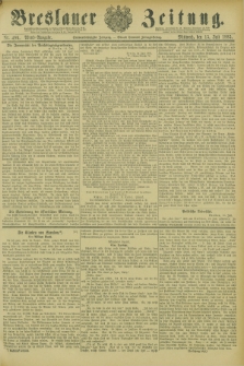 Breslauer Zeitung. Jg.66, Nr. 486 (15 Juli 1885) - Abend-Ausgabe