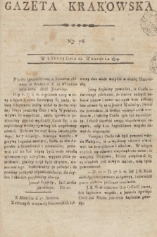Gazeta Krakowska. 1809, nr 76