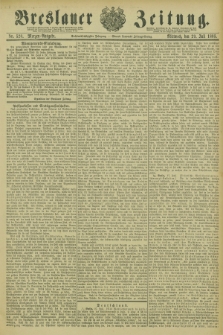 Breslauer Zeitung. Jg.66, Nr. 520 (29 Juli 1885) - Morgen-Ausgabe + dod. + wkładka
