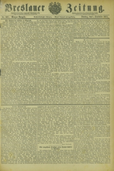Breslauer Zeitung. Jg.66, Nr. 607 (1 September 1885) - Morgen-Ausgabe + dod. + wkładka