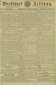 Breslauer Zeitung. Jg.66, Nr. 611 (2 September 1885) - Mittag-Ausgabe