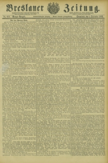 Breslauer Zeitung. Jg.66, Nr. 619 (5 September 1885) - Morgen-Ausgabe + dod.