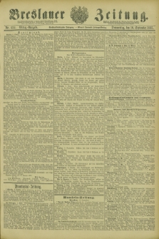 Breslauer Zeitung. Jg.66, Nr. 632 (10 September 1885) - Mittag-Ausgabe