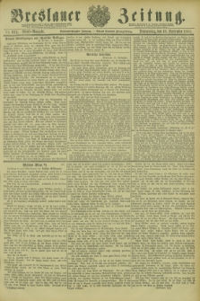 Breslauer Zeitung. Jg.66, Nr. 633 (10 September 1885) - Abend-Ausgabe