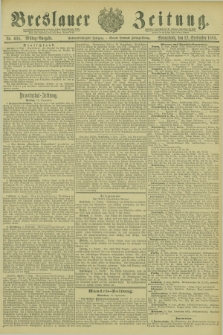 Breslauer Zeitung. Jg.66, Nr. 638 (12 September 1885) - Mittag-Ausgabe