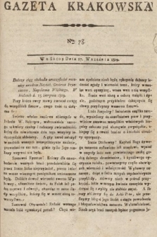 Gazeta Krakowska. 1809, nr 78