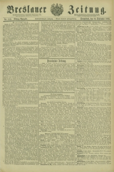 Breslauer Zeitung. Jg.66, Nr. 656 (19 September 1885) - Mittag-Ausgabe