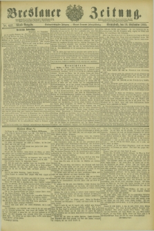 Breslauer Zeitung. Jg.66, Nr. 657 (19 September 1885) - Abend-Ausgabe