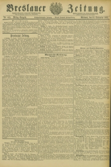 Breslauer Zeitung. Jg.66, Nr. 665 (23 September 1885) - Mittag-Ausgabe