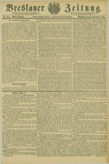 Breslauer Zeitung. Jg.66, Nr. 666 (23 September 1885) - Abend-Ausgabe