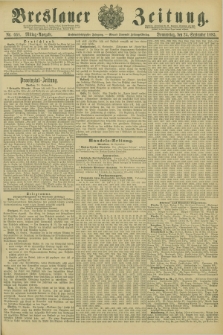Breslauer Zeitung. Jg.66, Nr. 668 (24 September 1885) - Mittag-Ausgabe + wkładka