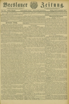 Breslauer Zeitung. Jg.66, Nr. 671 (25 September 1885) - Mittag-Ausgabe