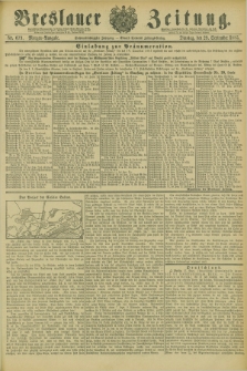 Breslauer Zeitung. Jg.66, Nr. 679 (29 September 1885) - Morgen-Ausgabe + dod.