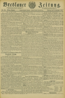 Breslauer Zeitung. Jg.66, Nr. 680 (29 September 1885) - Mittag-Ausgabe