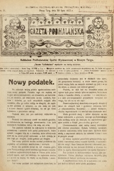 Gazeta Podhalańska. 1922, nr 31