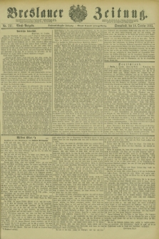 Breslauer Zeitung. Jg.66, Nr. 711 (10 October 1885) - Abend-Ausgabe