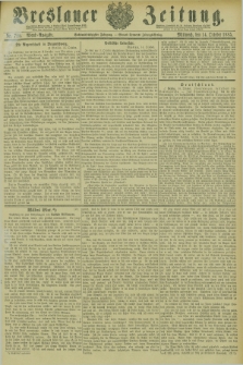 Breslauer Zeitung. Jg.66, Nr. 720 (14 October 1885) - Abend-Ausgabe
