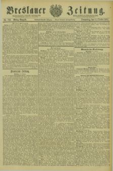 Breslauer Zeitung. Jg.66, Nr. 722 (15 October 1885) - Mittag-Ausgabe
