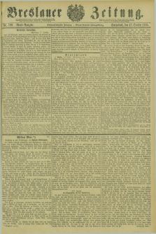 Breslauer Zeitung. Jg.66, Nr. 729 (17 October 1885) - Abend-Ausgabe