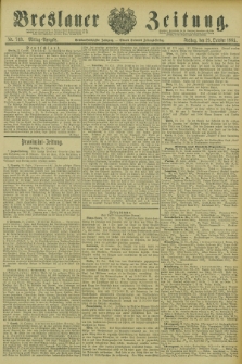 Breslauer Zeitung. Jg.66, Nr. 743 (23 October 1885) - Mittag-Ausgabe