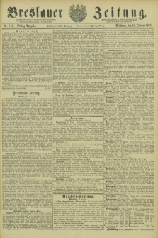 Breslauer Zeitung. Jg.66, Nr. 755 (28 October 1885) - Mittag-Ausgabe