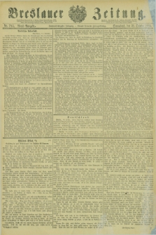 Breslauer Zeitung. Jg.66, Nr. 765 (31 October 1885) - Abend-Ausgabe
