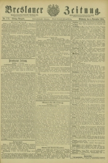 Breslauer Zeitung. Jg.66, Nr. 773 (4 November 1885) - Mittag-Ausgabe